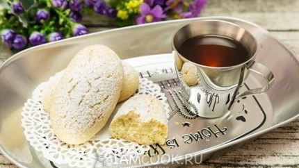 Песочное печенье на растительном масле