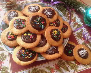 Тонкое лимонное печенье Вкус праздника