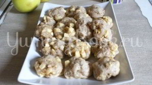 яблочное печенье