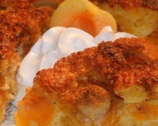 Абрикосовый пирог с марципаном