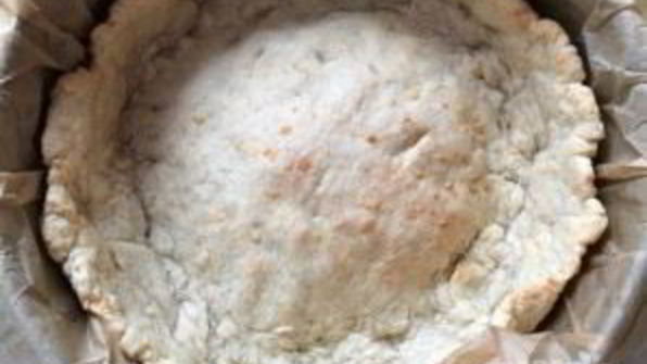 луково-яблочный пирог