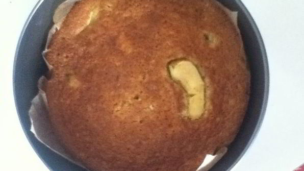 перевернутый яблочный пирог