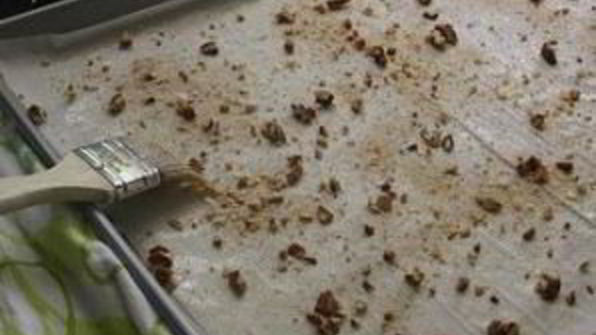 пирог из теста фило с яблоками и грушами