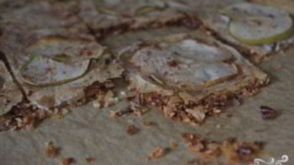 пирог из теста фило с яблоками и грушами