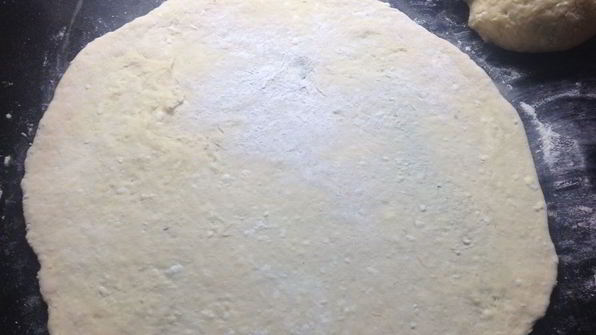 пирог из творожного теста с сыром