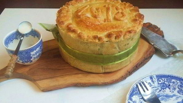 пирог-многослойник праздничный