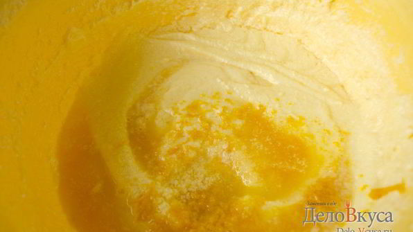 пирог с апельсинами и ванилью