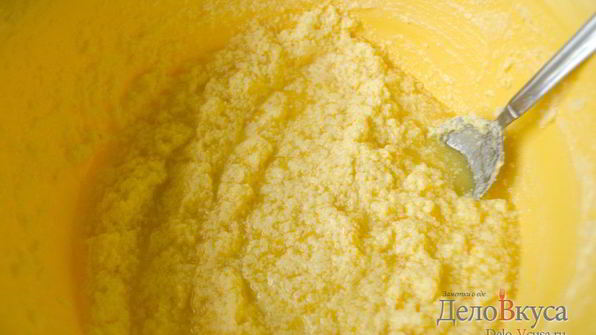 пирог с апельсинами и ванилью