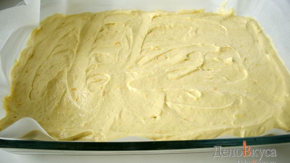 пирог с апельсинами и ванилью