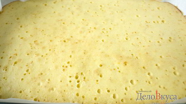 пирог с апельсинами и ванилью