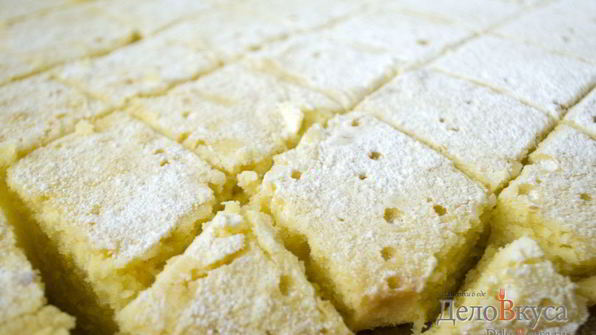 пирог с апельсинами и ванилью