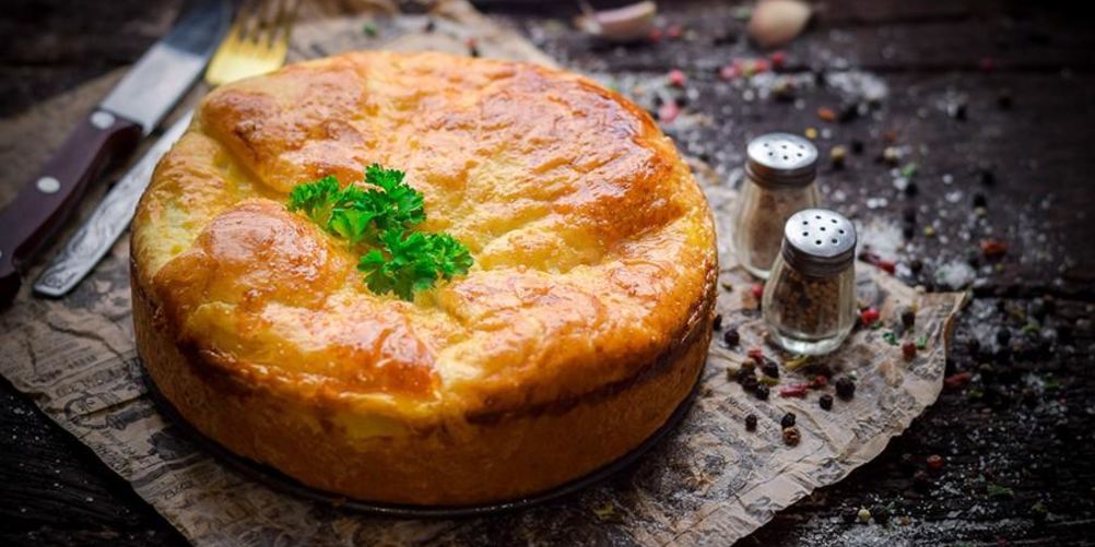 Рецепт пирога с куриной печенью