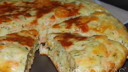 Пирог с семгой в мультиварке