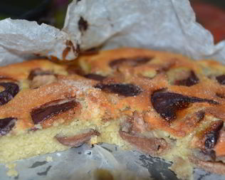 Сладкий пирог с нектаринами