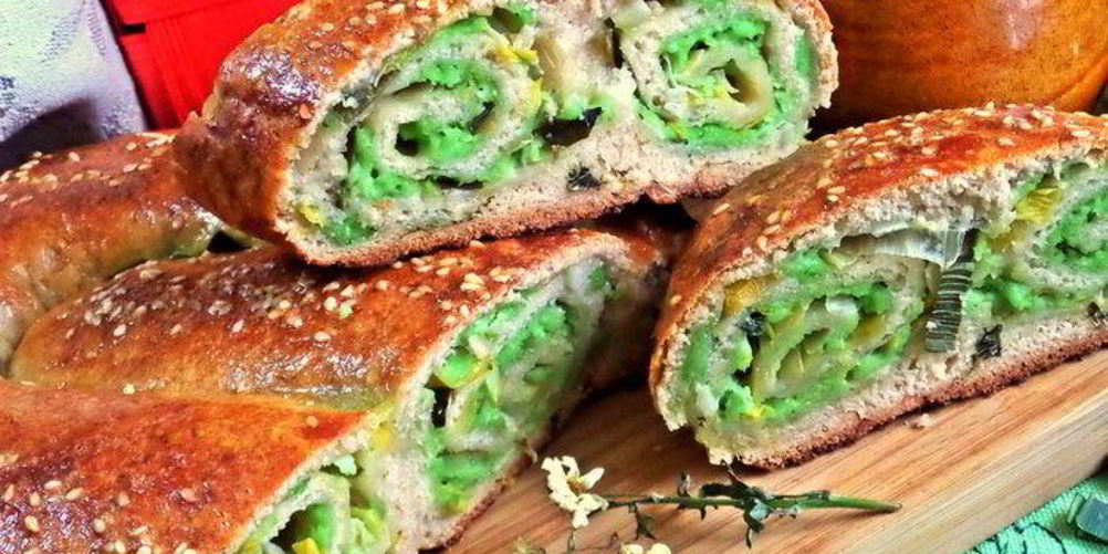 Рецепт сырного пирога-рулета