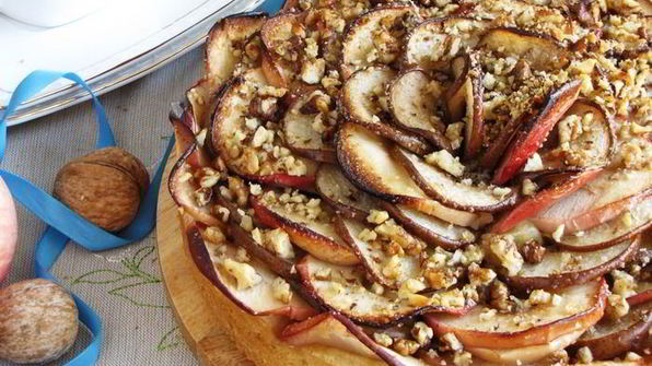 яблочно-грушевый пирог