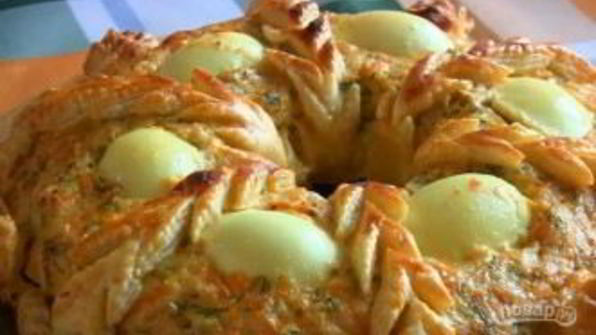 закусочный пирог из курицы