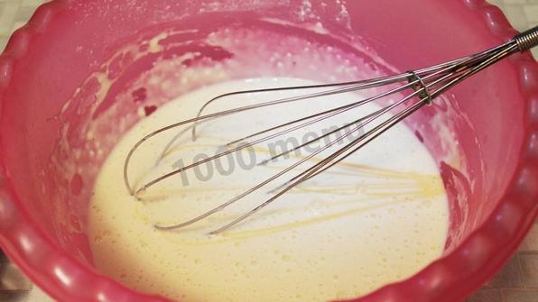 заливной пирог с яйцом и зеленым луком на кефире