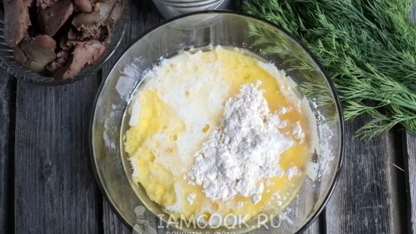 духовые пирожки с печенкой