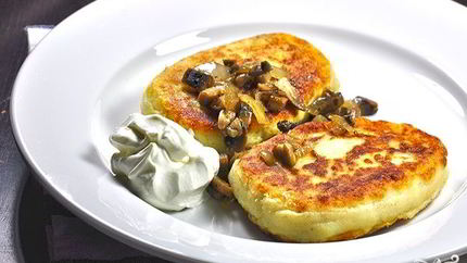 Картофельные пирожки с грибами