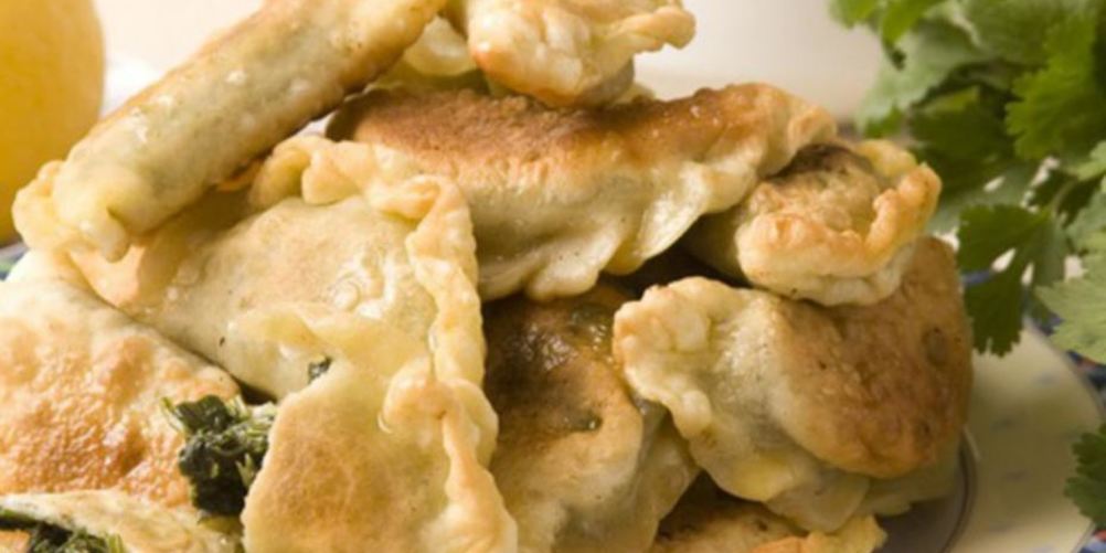 Рецепт кутабов с зеленью