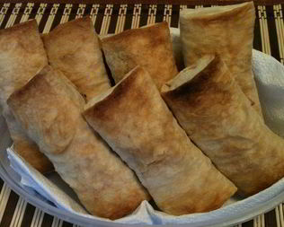 Ленивые пирожки с картошкой и белыми грибами