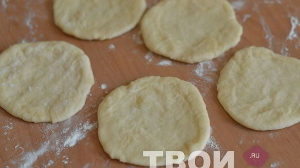 пирожки из творожного теста