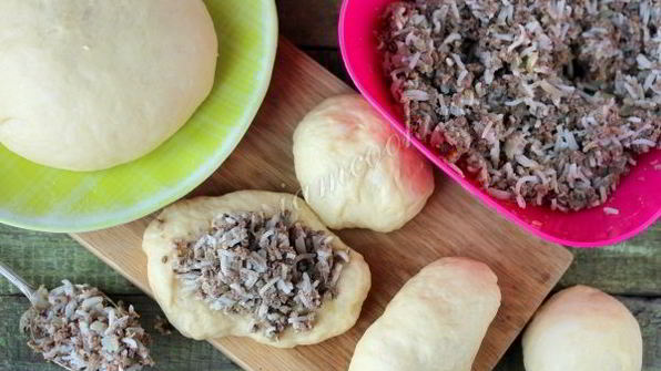 пирожки печеные с легким и рисом