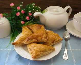 Пирожки с белыми грибами