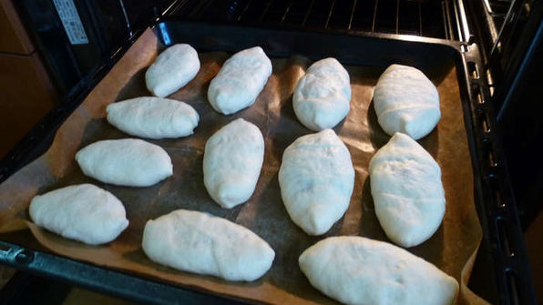 пирожки с капустой и грибами