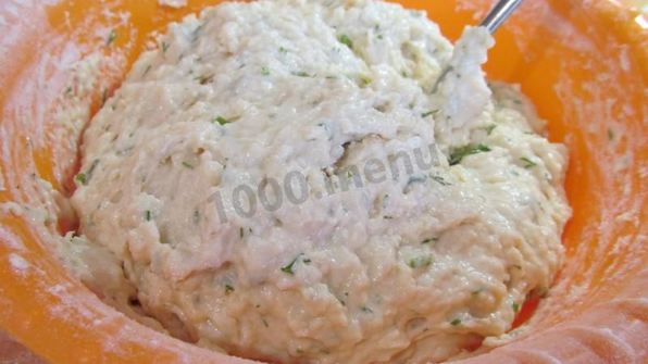 пирожки с курицей на сметане без дрожжей