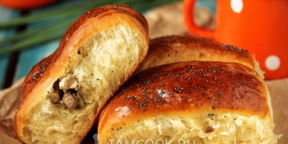 Рецепт пирожков с мясом в духовке