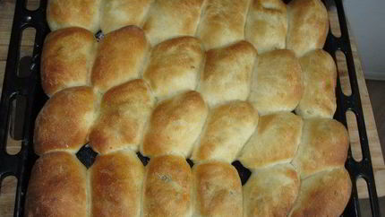 Пирожки с рисом и грибами