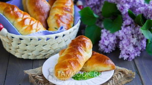 пирожки с рисом и яйцом