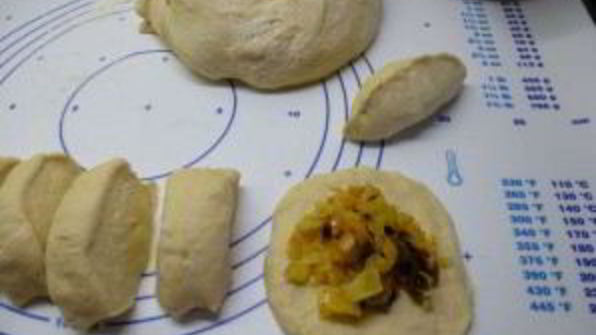 пирожки за 5 минут на сковороде