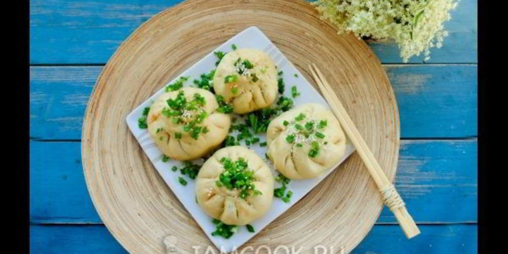 Рецепт вегетарианских пирожков баоцзы с капустой и грибами