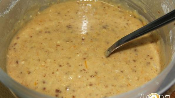 апельсиновый брауни с грецкими орехами