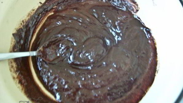 брауни с творожно-вишневой начинкой