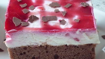 Малиновые пирожные Страчателла