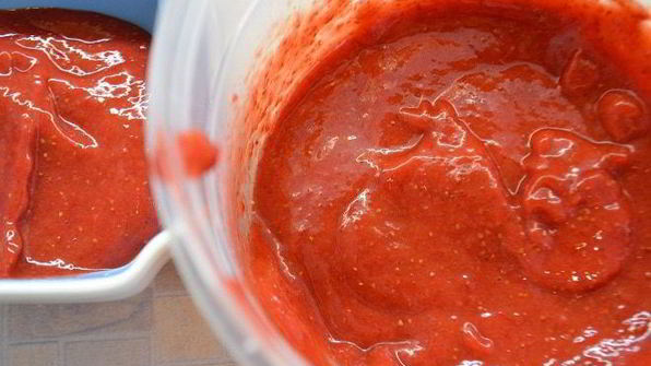 пирожное клубничный рассвет