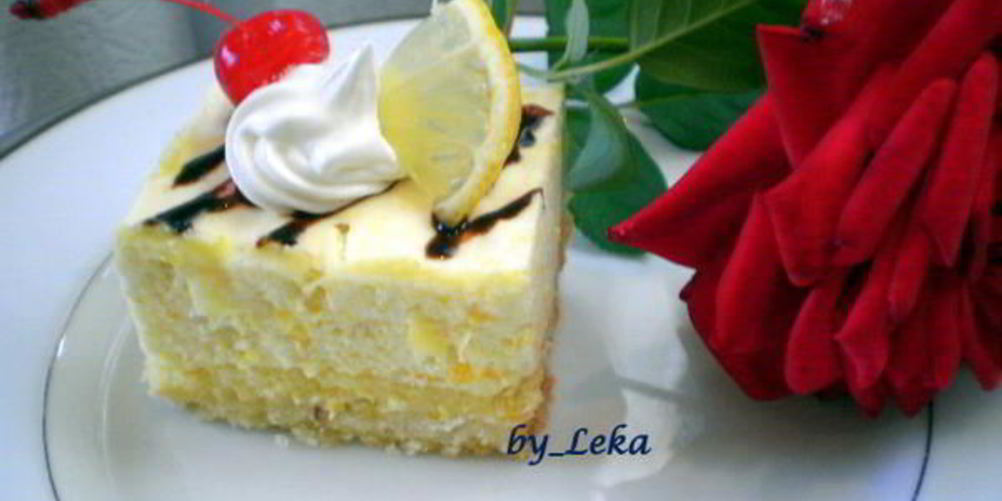 Рецепт пирожного лимонный соблазн