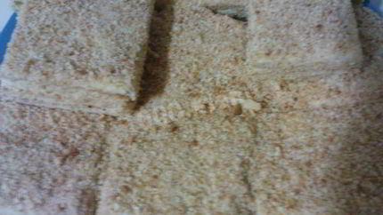 Пирожное с творожным суфле