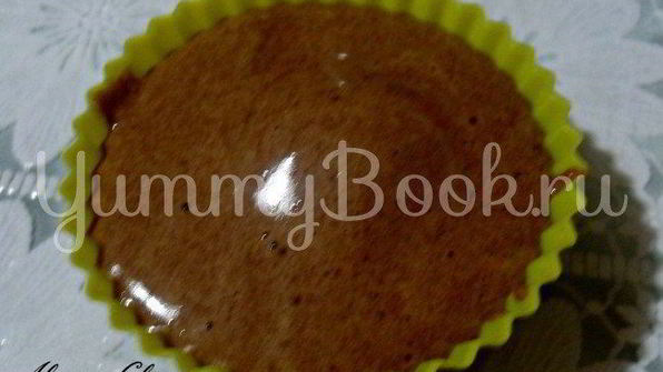 пирожное шоколадное с кокосово-творожной начинкой