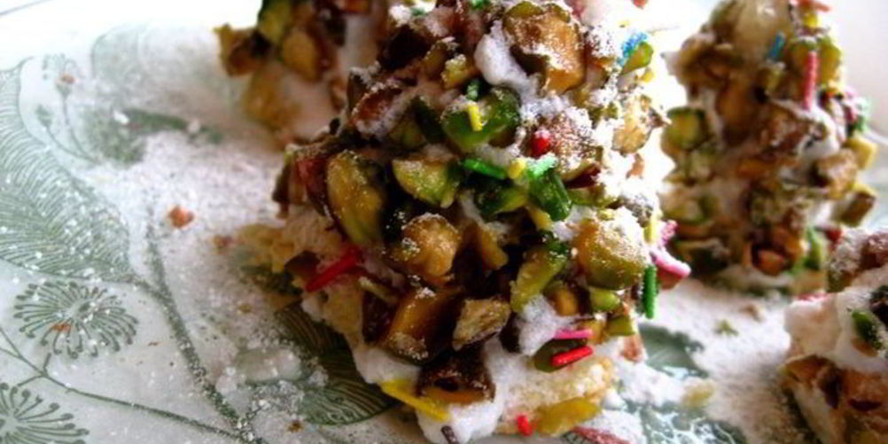 Рецепт пирожных елочка