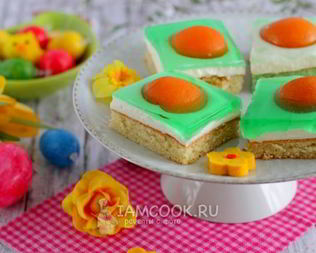 Пирожные Глазунья