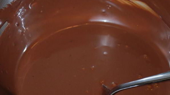 шоколадно-мятные пирожные с арахисовой пастой