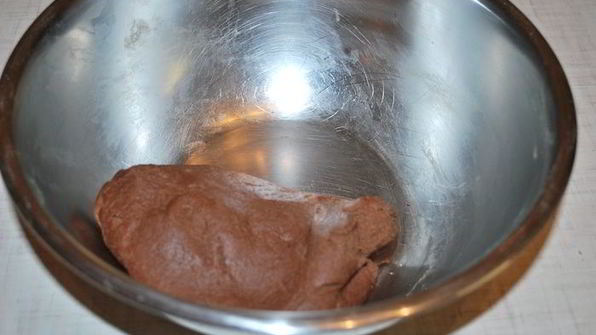 шоколадно-мятные пирожные с арахисовой пастой