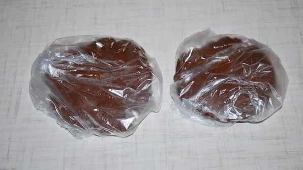 шоколадно-мятные пирожные с арахисовой пастой