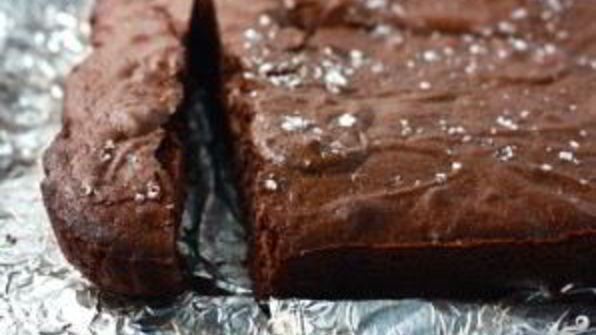 шоколадные пирожные с солью