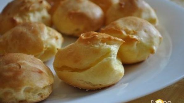 швейцарские заварные пирожные с яблочным кремом